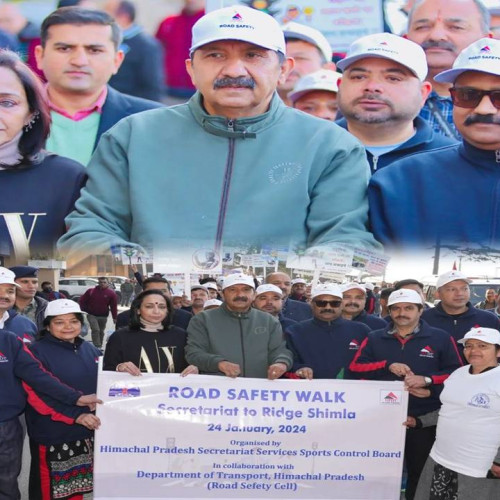 Road Safety Walk on 24th January, 2024